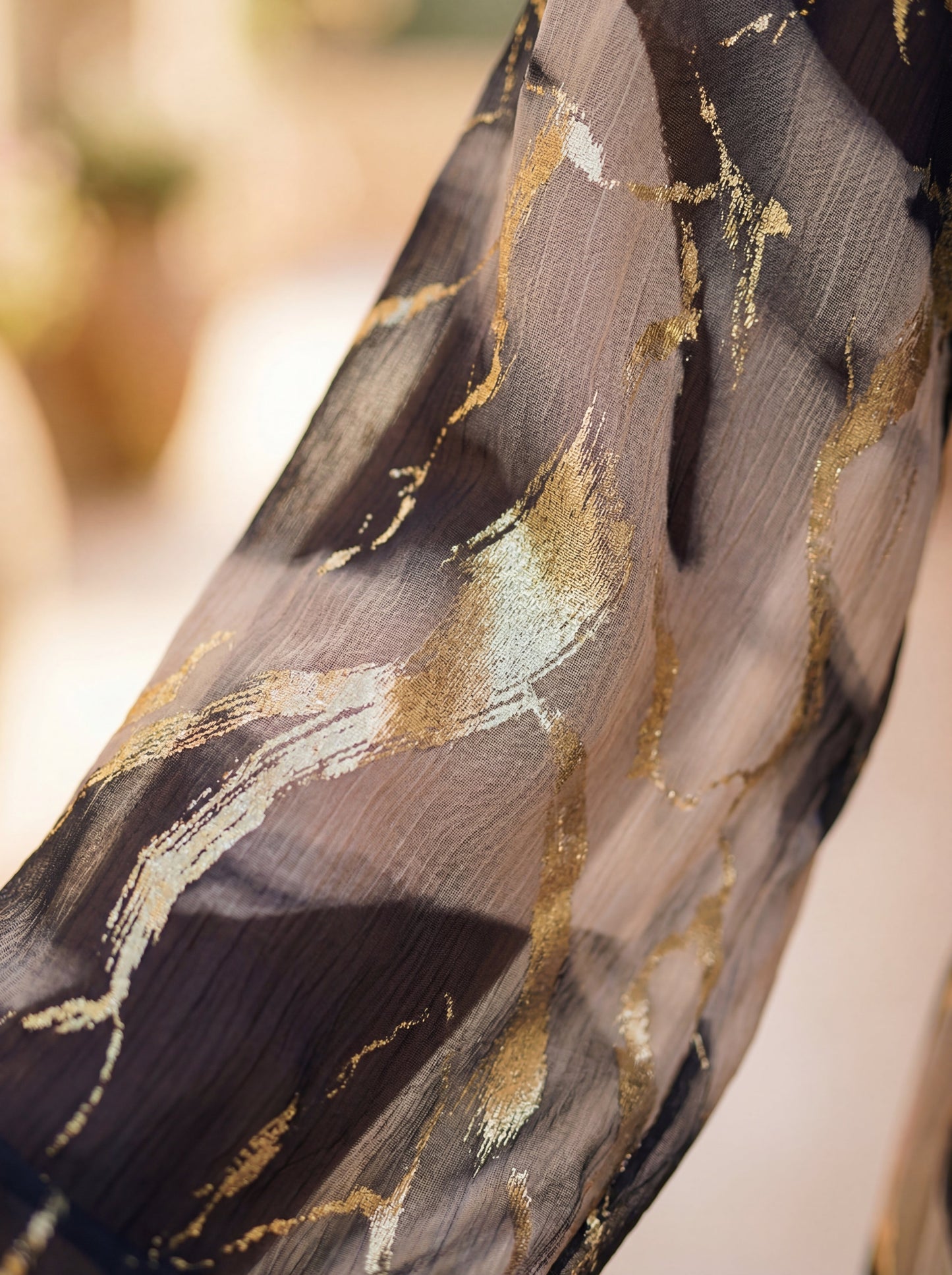 Robe en Chiffon Imprimé