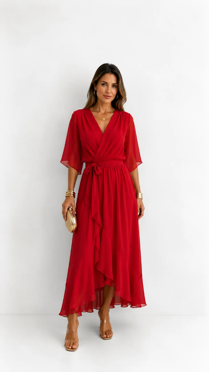 Robe en Chiffon Léa