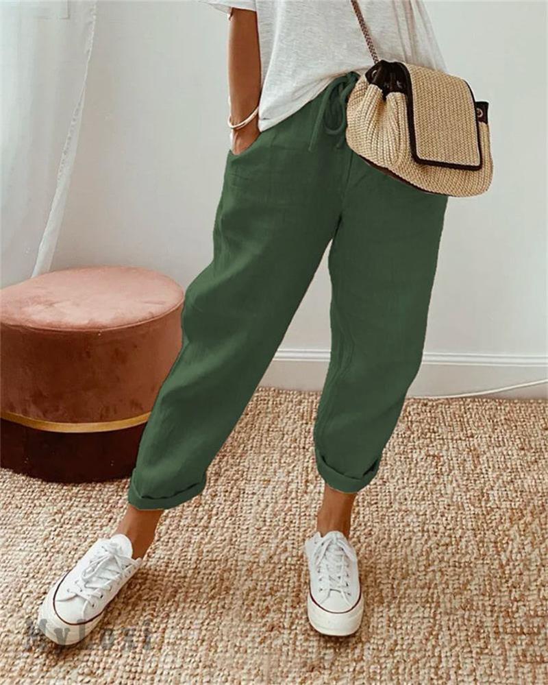 Pantalón Lino Elegante