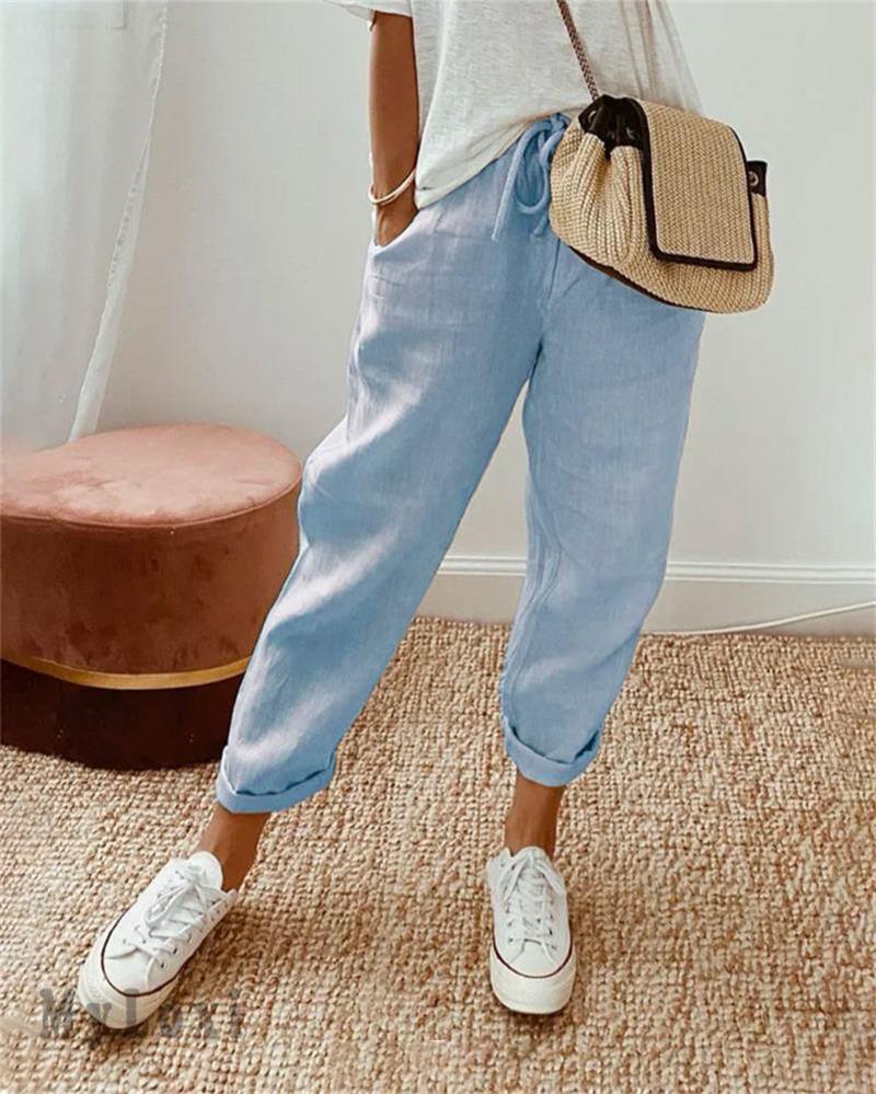 Pantalón Lino Elegante