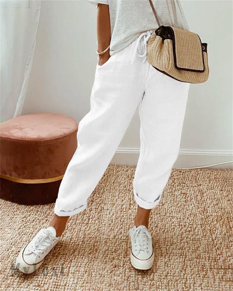 Pantalón Lino Elegante