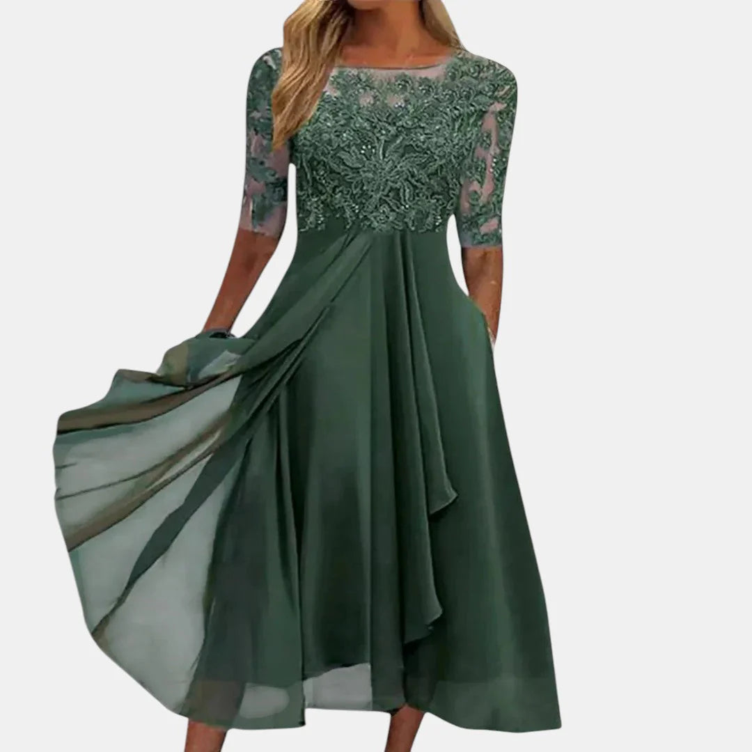RHONDA | Élégante robe en dentelle