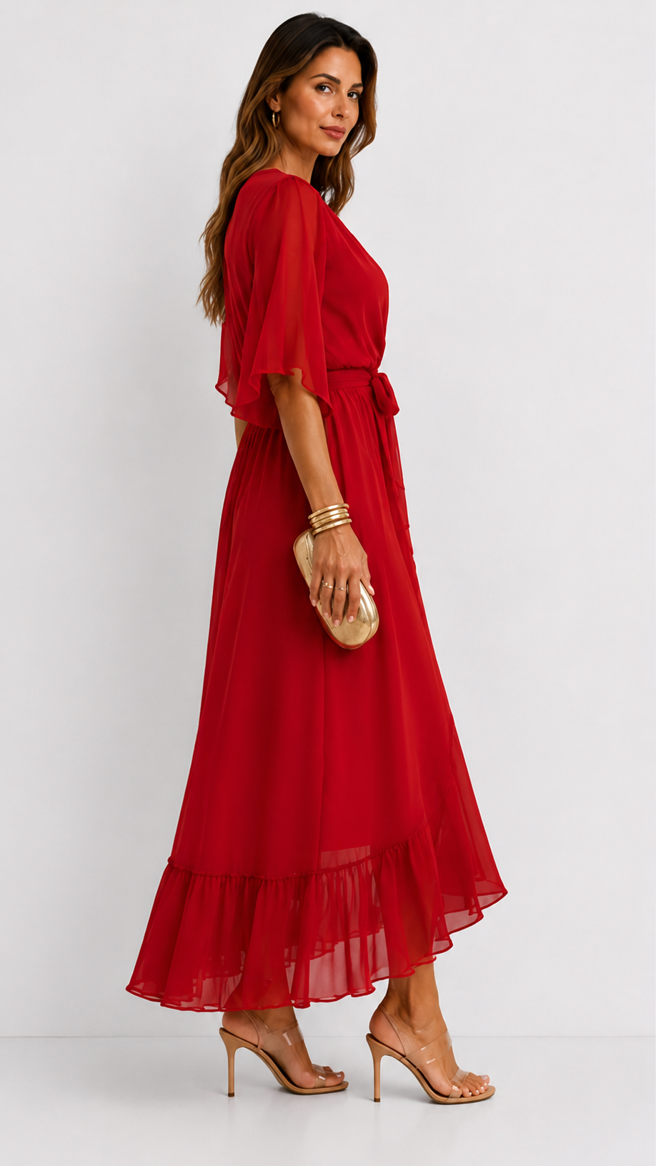 Robe en Chiffon Léa