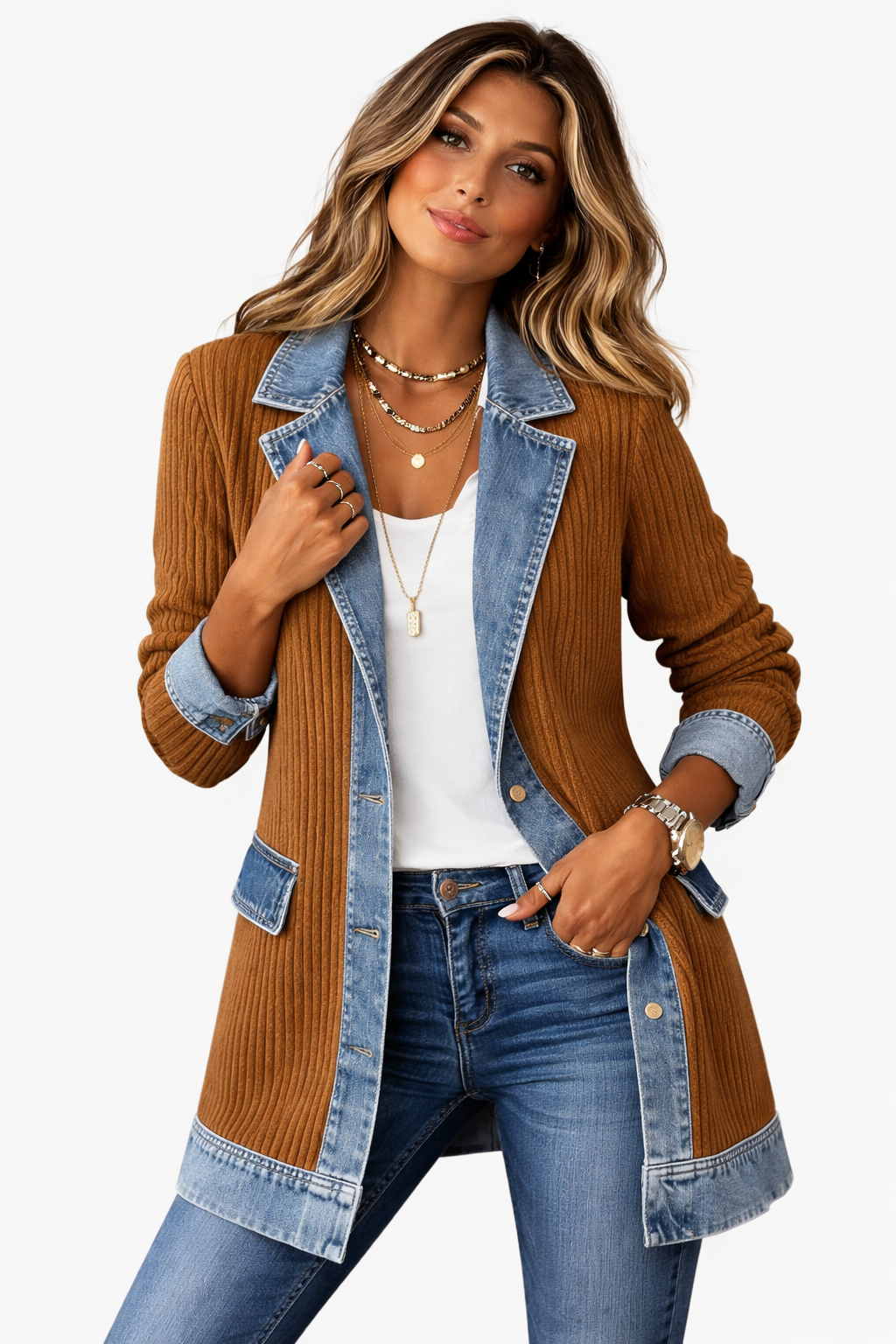Emilia | Veste en Denim