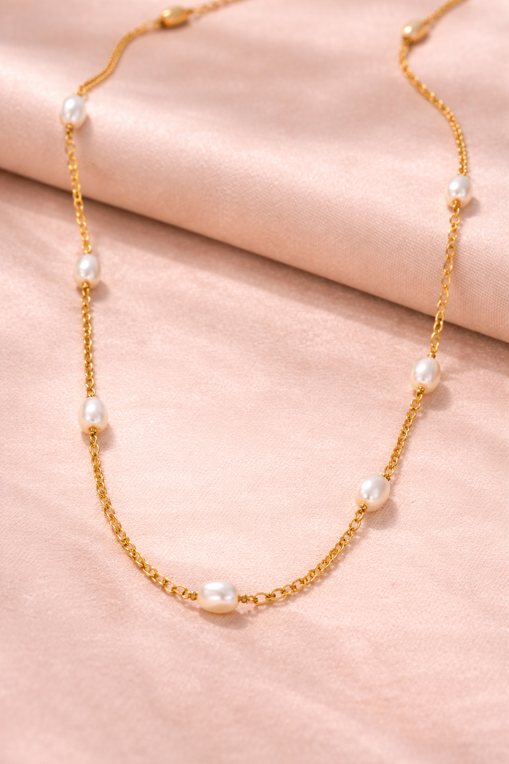 Collar Velvet Pearl