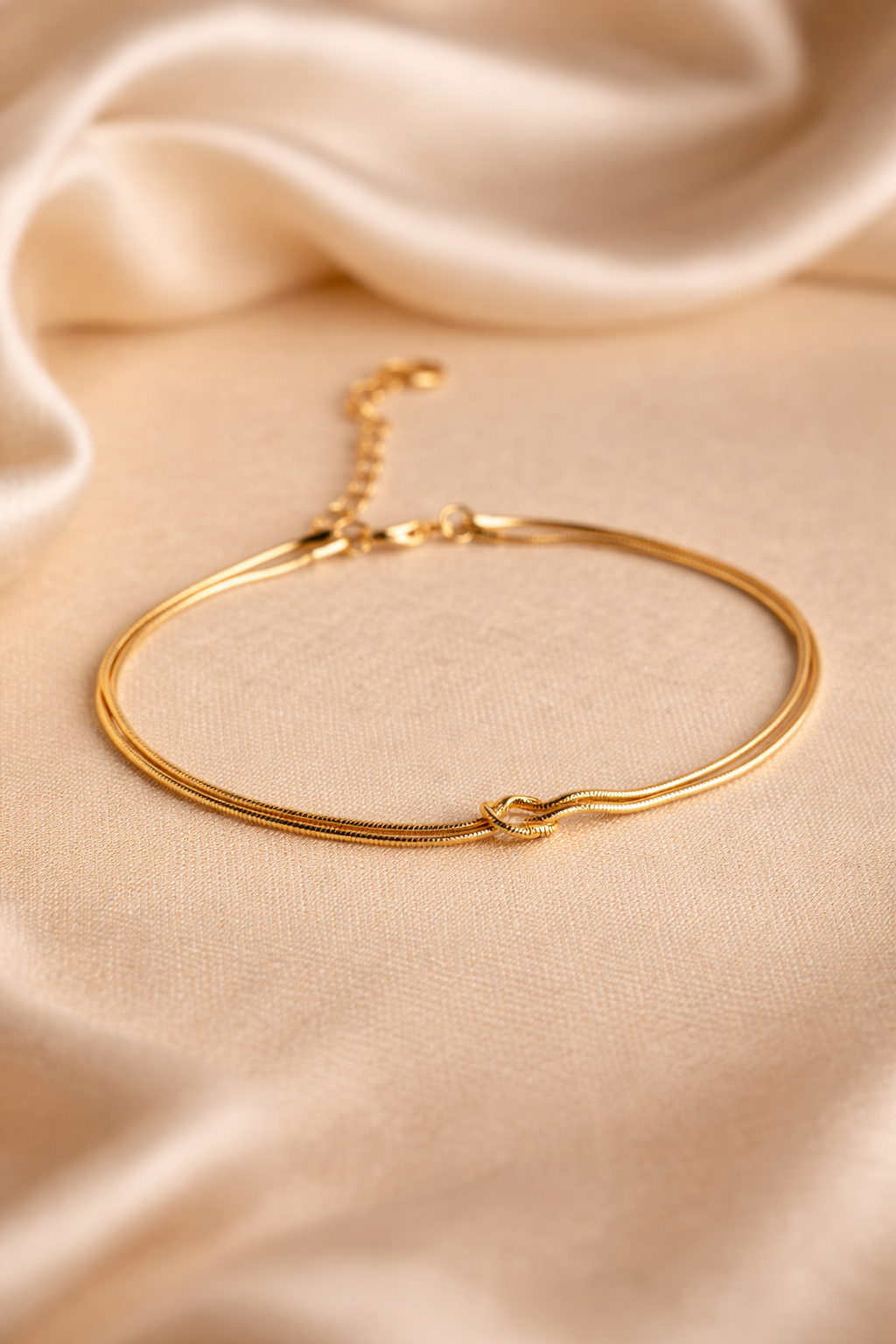 Pulsera Velvet Eternal Knot