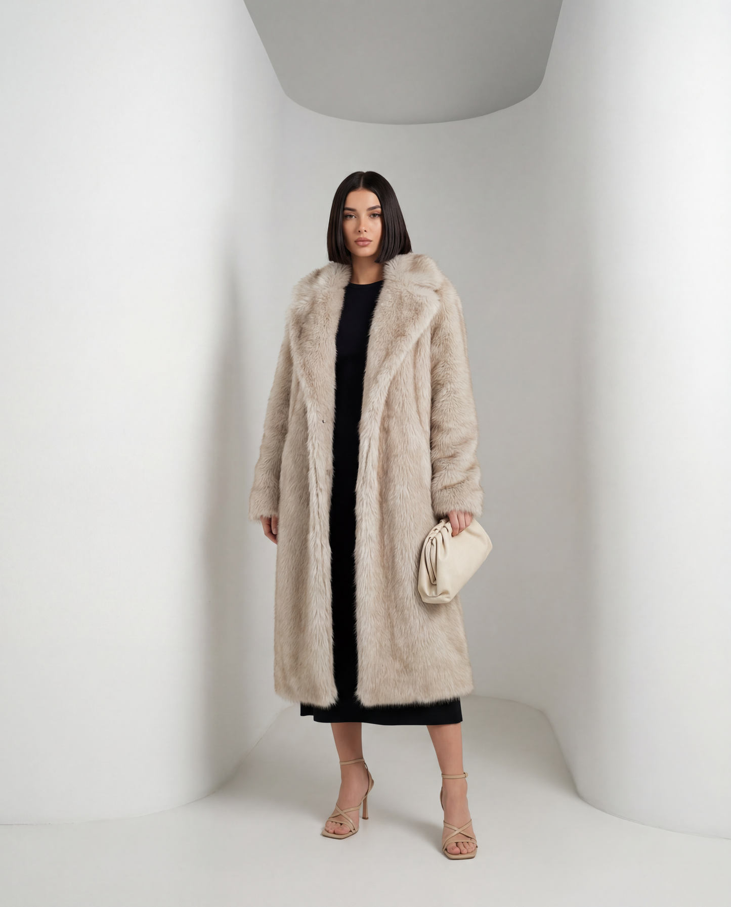 Mirella Luxe | Abrigo Largo de Pelo Premium