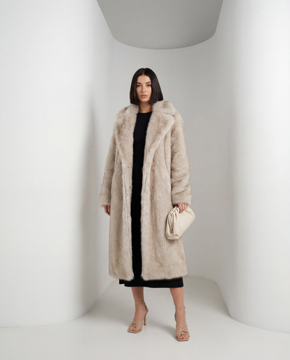 Mirella Luxe | Abrigo Largo de Pelo Premium