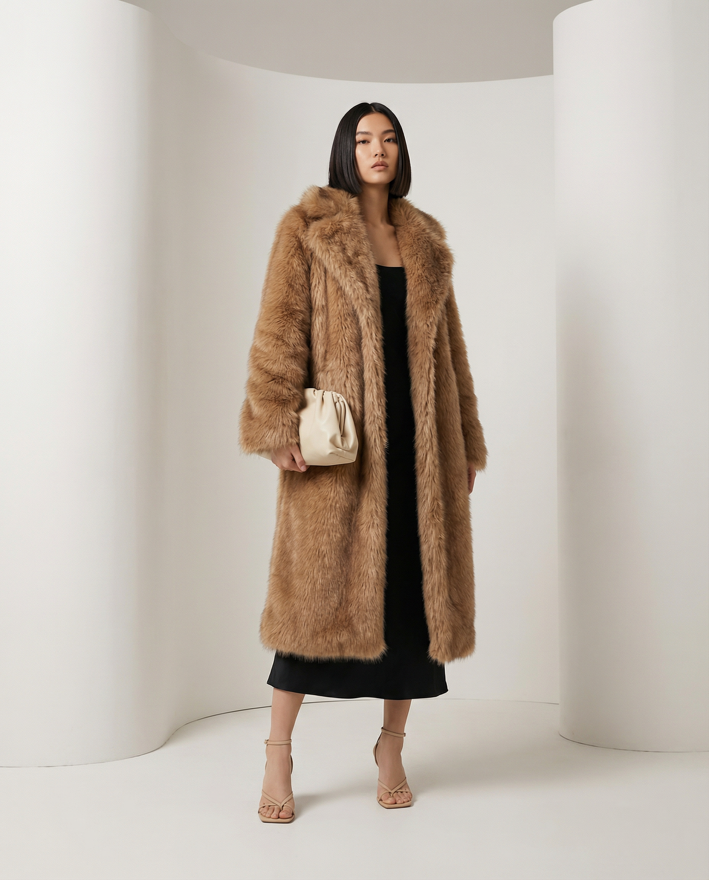 Mirella Luxe | Abrigo Largo de Pelo Premium