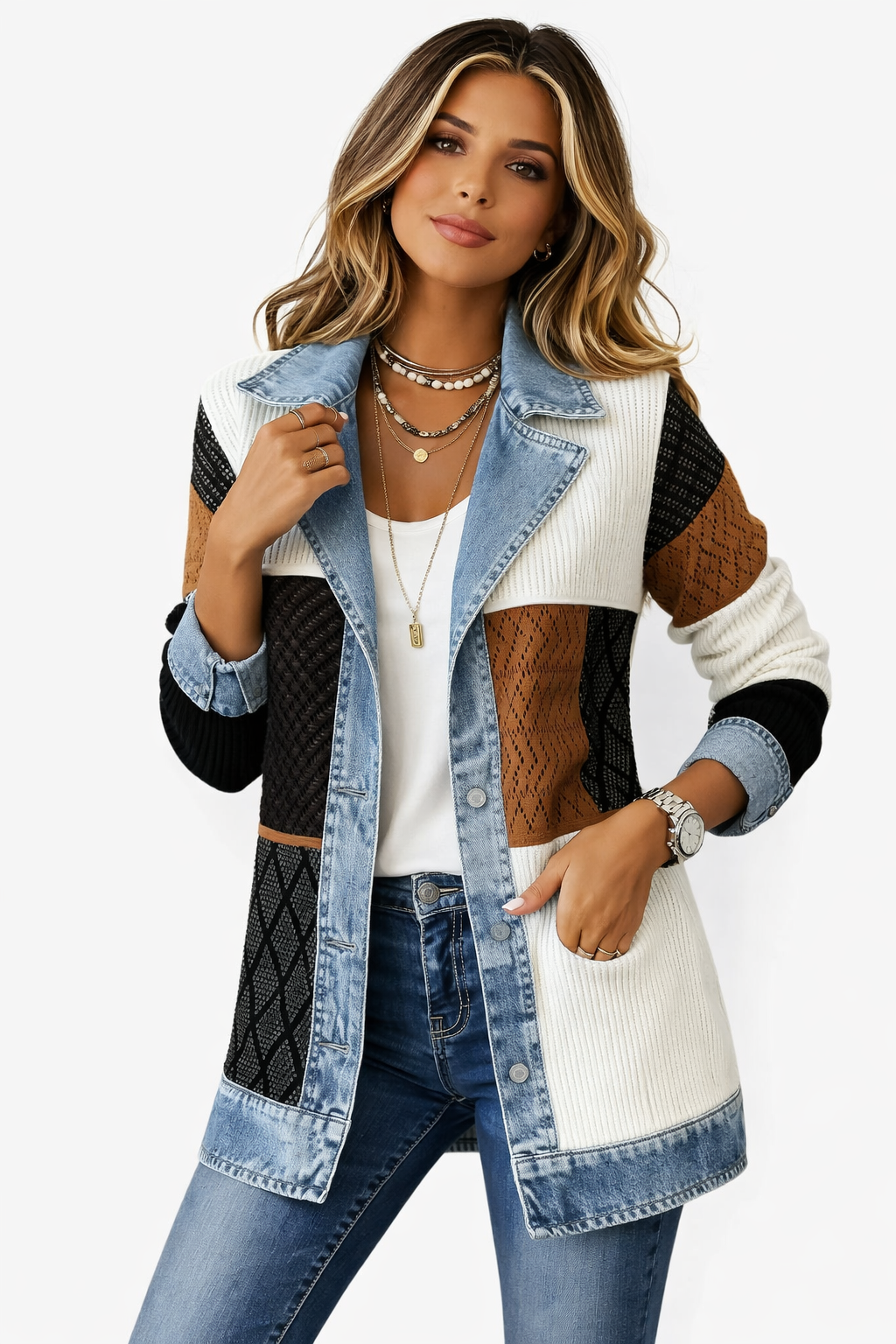 Emilia | Veste en Denim