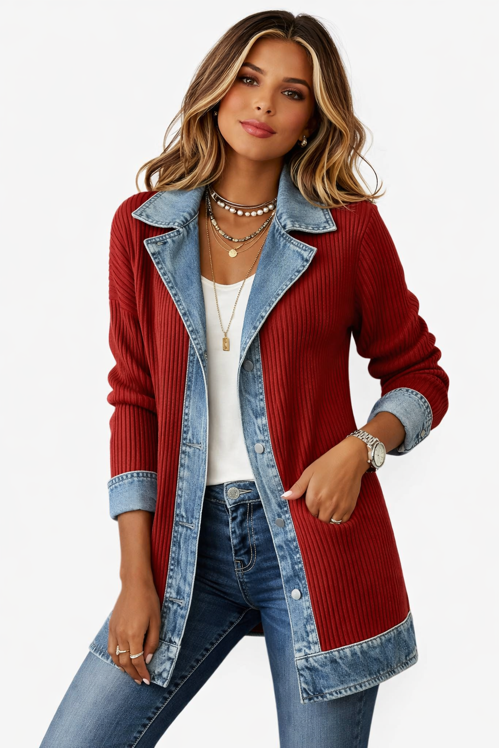 Emilia | Veste en Denim