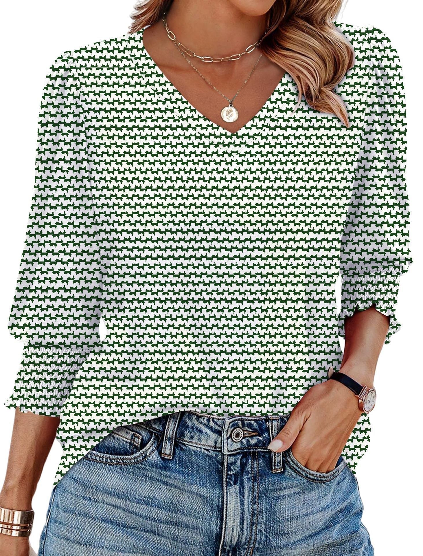 Camicetta Blue Blossom