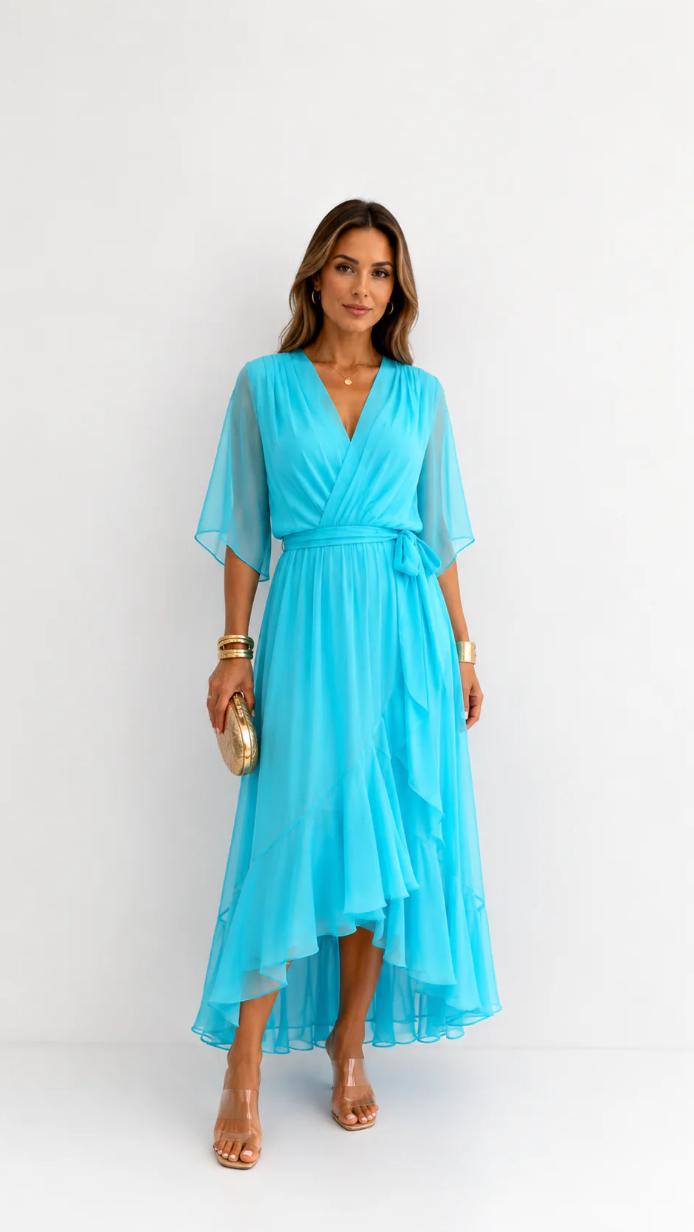 Robe en Chiffon Léa