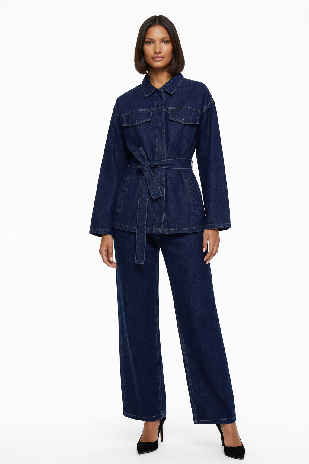 Índigo Set Chaqueta y Pantalón Vaquera