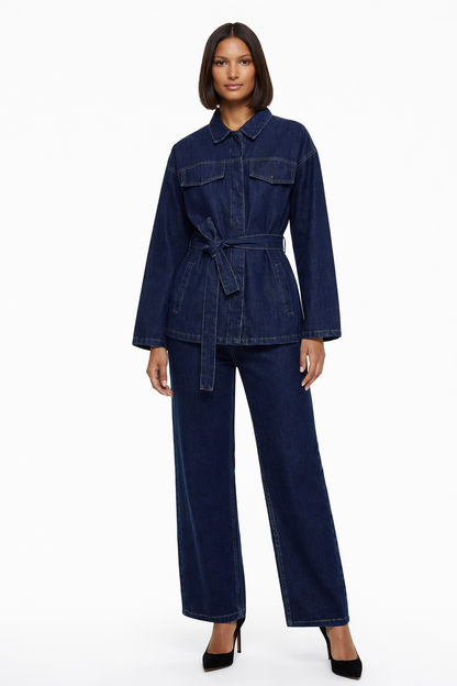 Índigo Set Chaqueta y Pantalón Vaquera