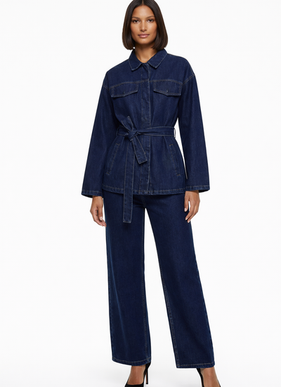 Índigo Set Chaqueta y Pantalón Vaquera