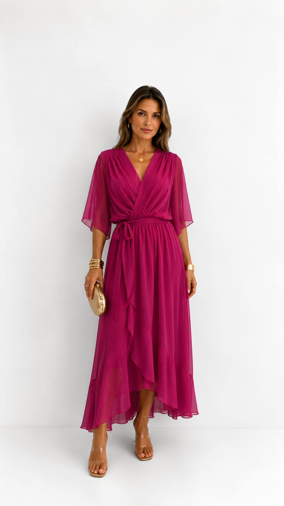 Robe en Chiffon Léa
