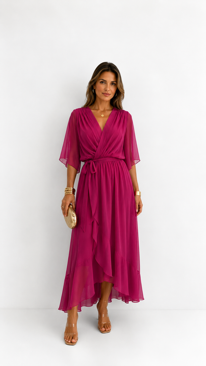 Robe en Chiffon Léa
