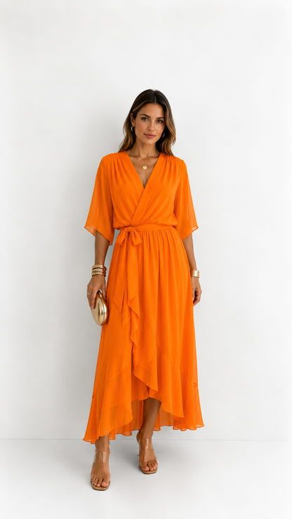 Robe en Chiffon Léa