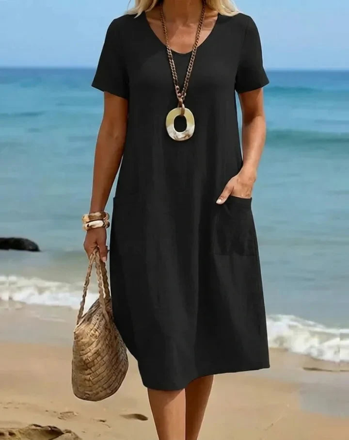 Marion™ | Robe Fluide au Style Décontracté
