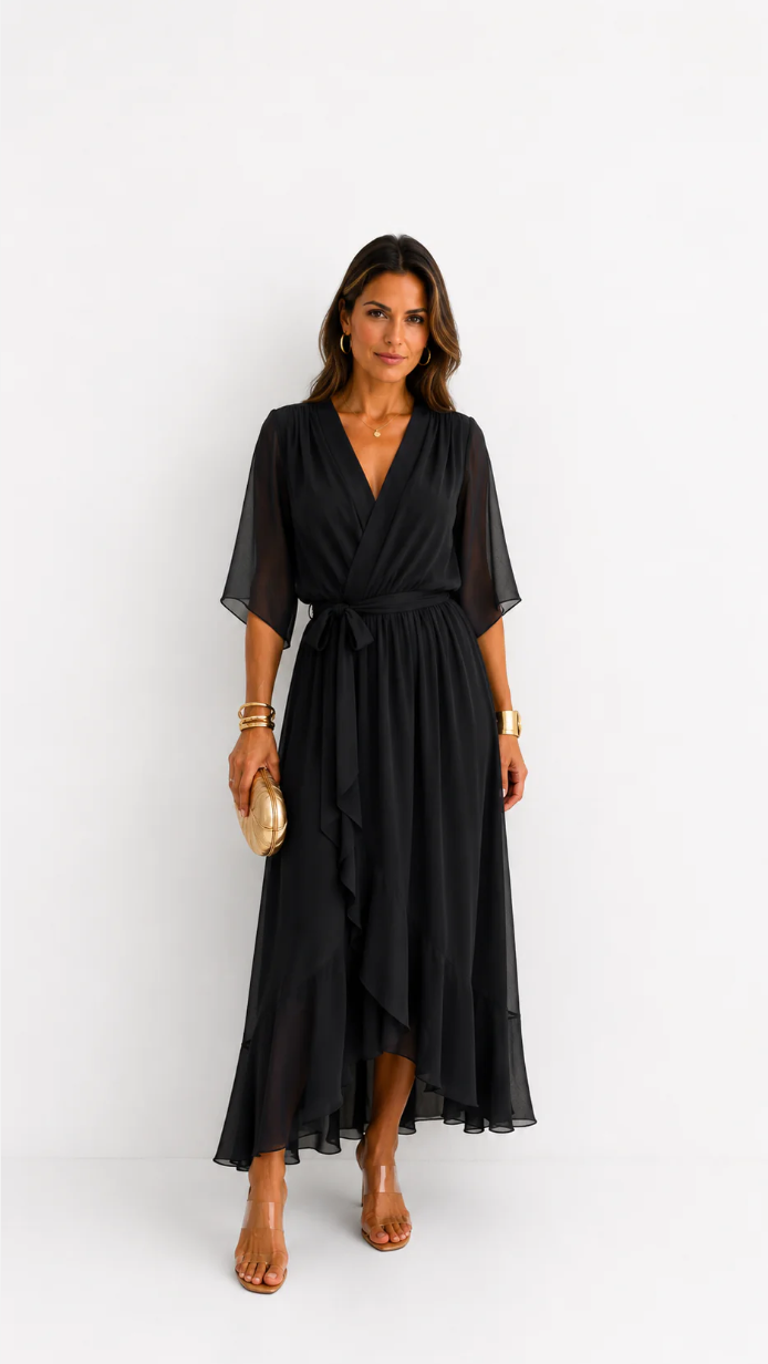 Robe en Chiffon Léa